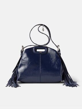 Maje Miss M Navy Mini Crossbody